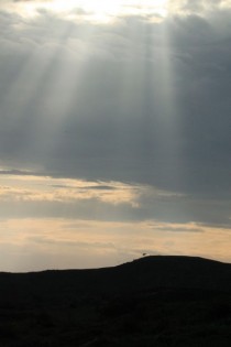 Coucher de soleil sur le Bougès